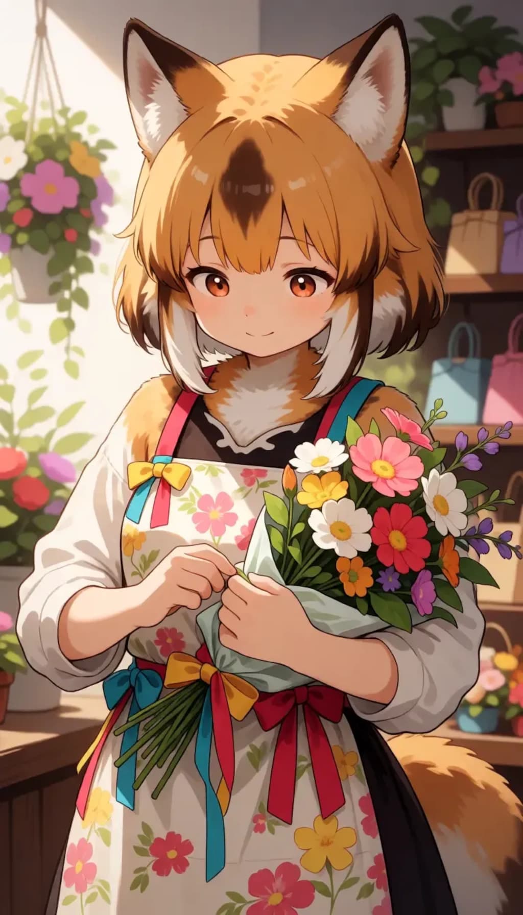 Kemono Girl Wraps Bouquet