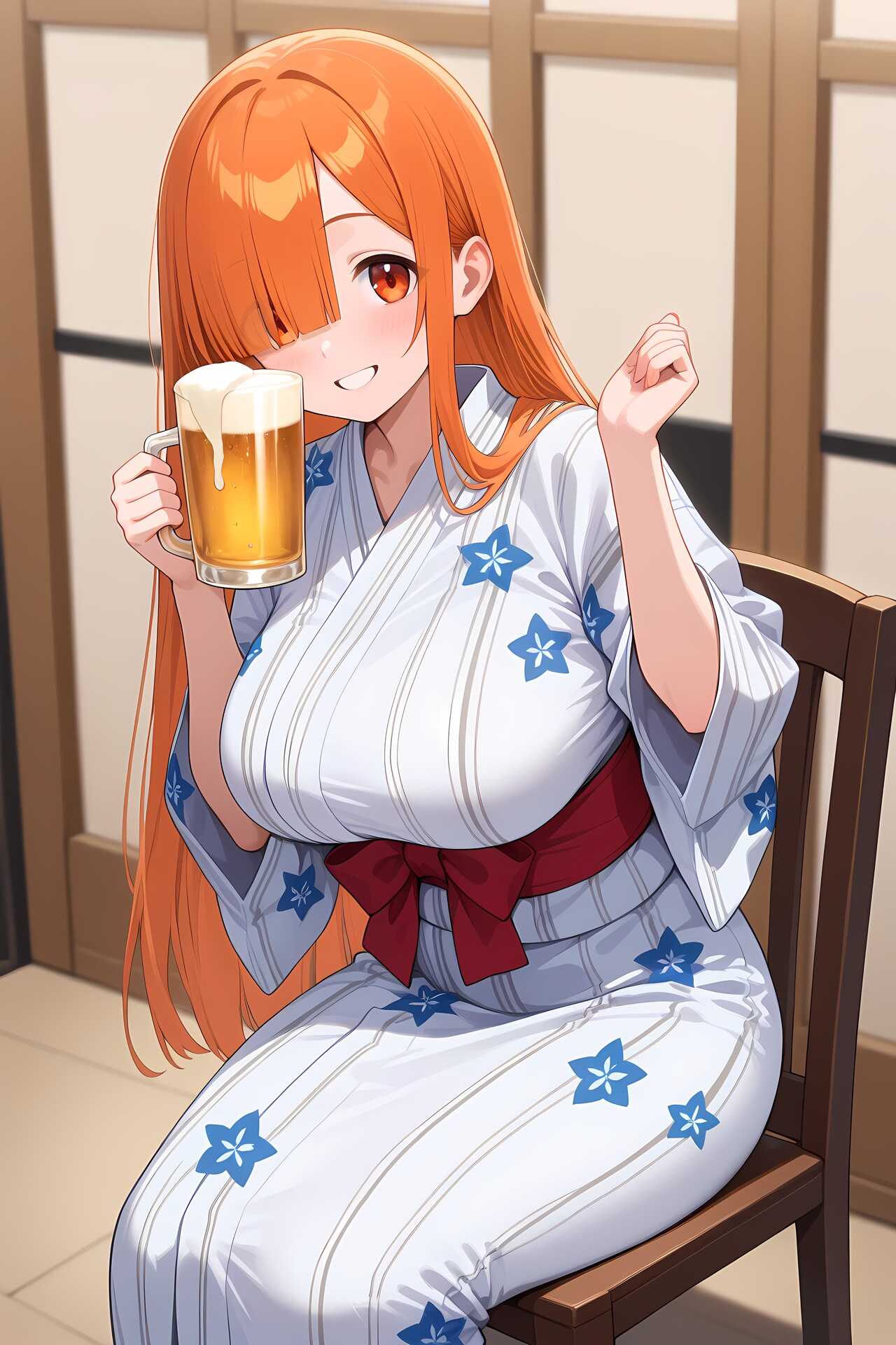 締めのビール