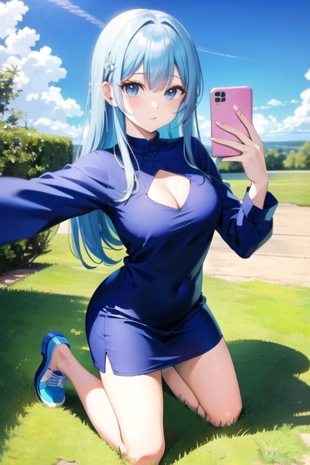 セクシーお姉さんの自撮り