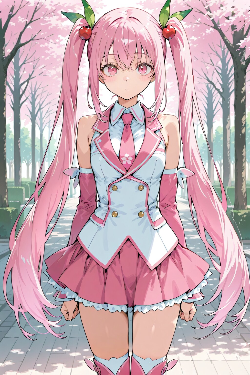 DAISY桜ミク01 | の人気AIイラスト・グラビア