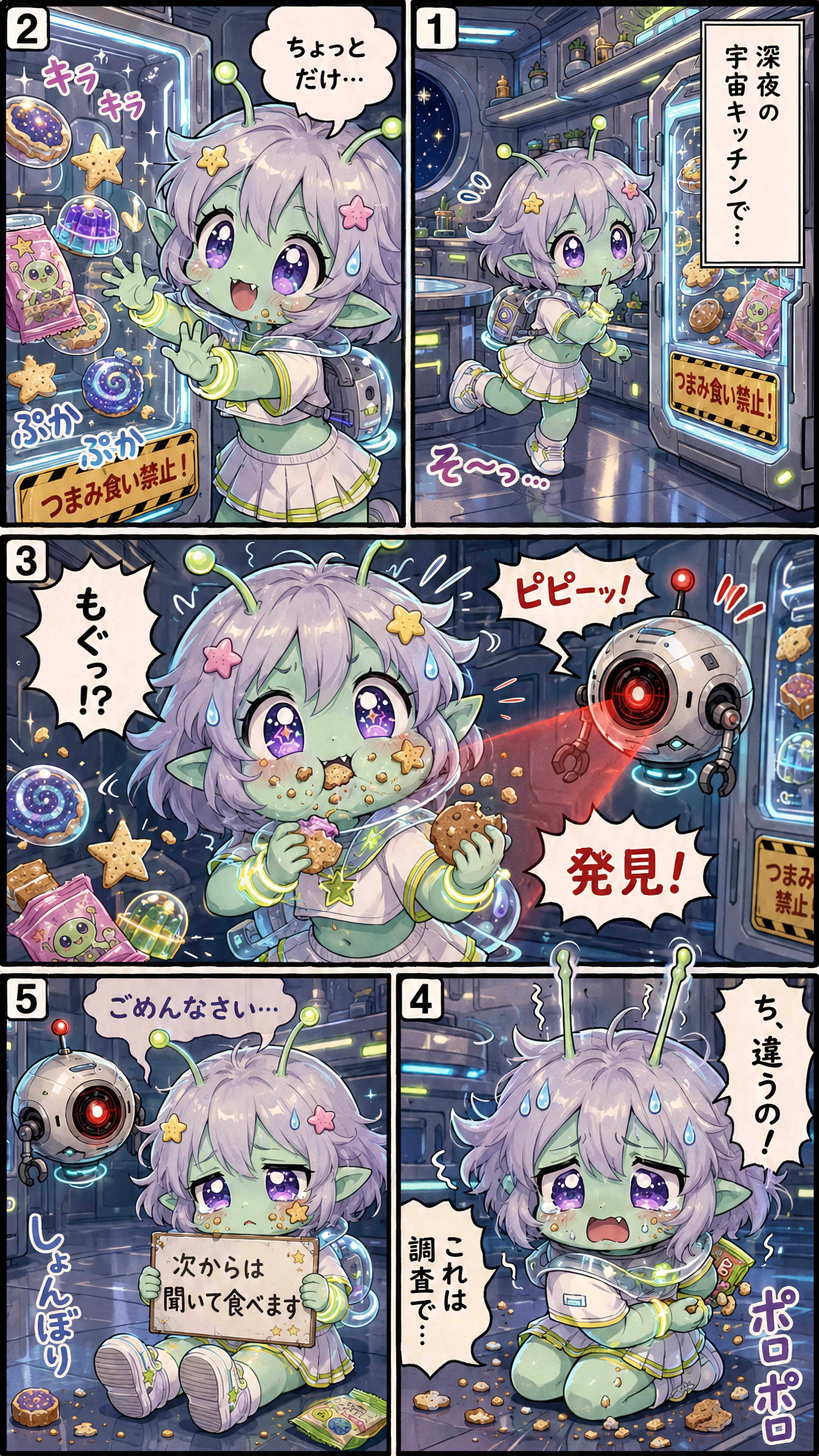 Midnight Crimes in the Galactic Kitchen | の人気AIイラスト・グラビア
