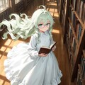 本を読む少女２ 3枚目