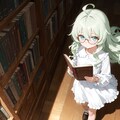本を読む少女２ 2枚目