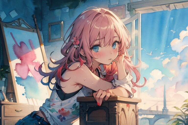 習作 | の人気AIイラスト・グラビア