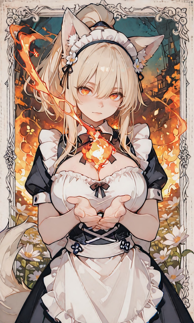 属性メイド | の人気AIイラスト・グラビア