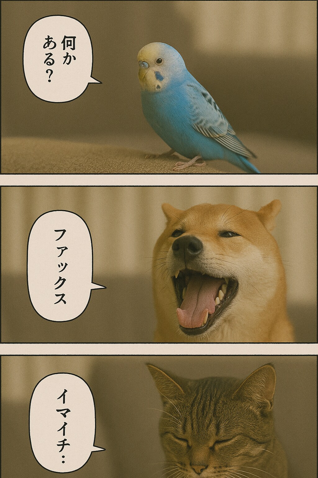 いぬとねこといんこ13