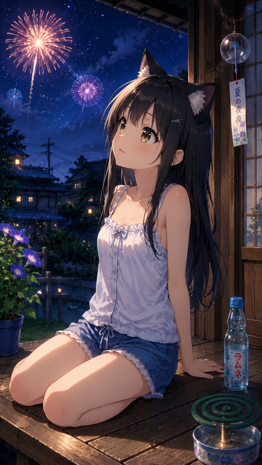 夏の夜空