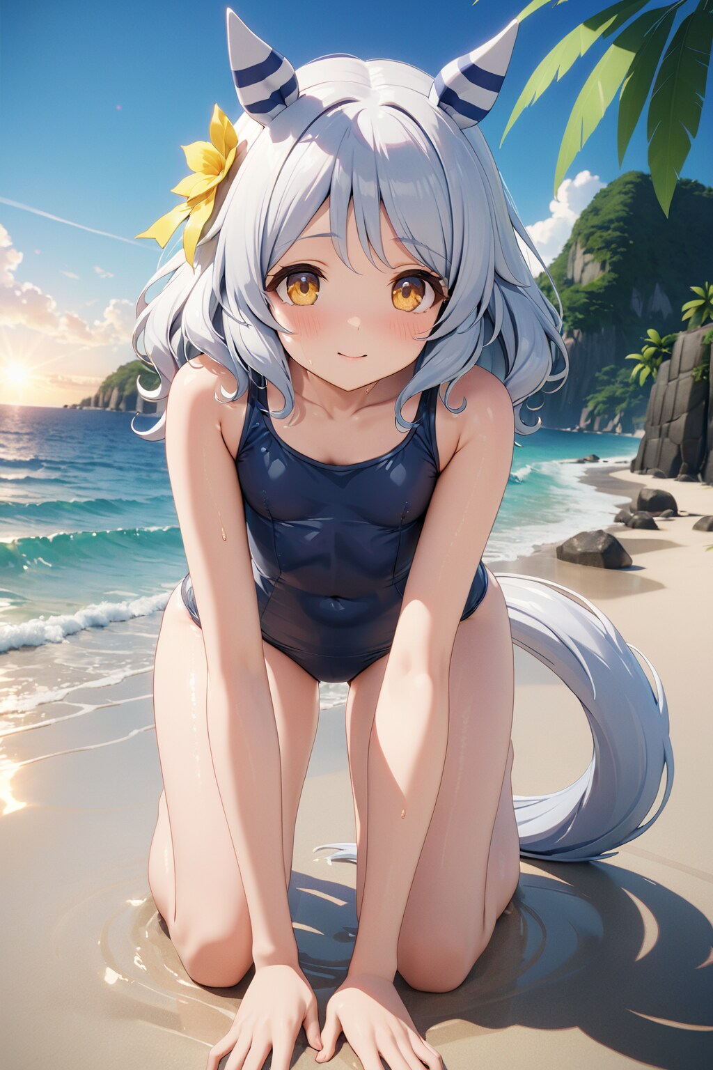 Umamusume Hishi Miracle Swimsuit collection