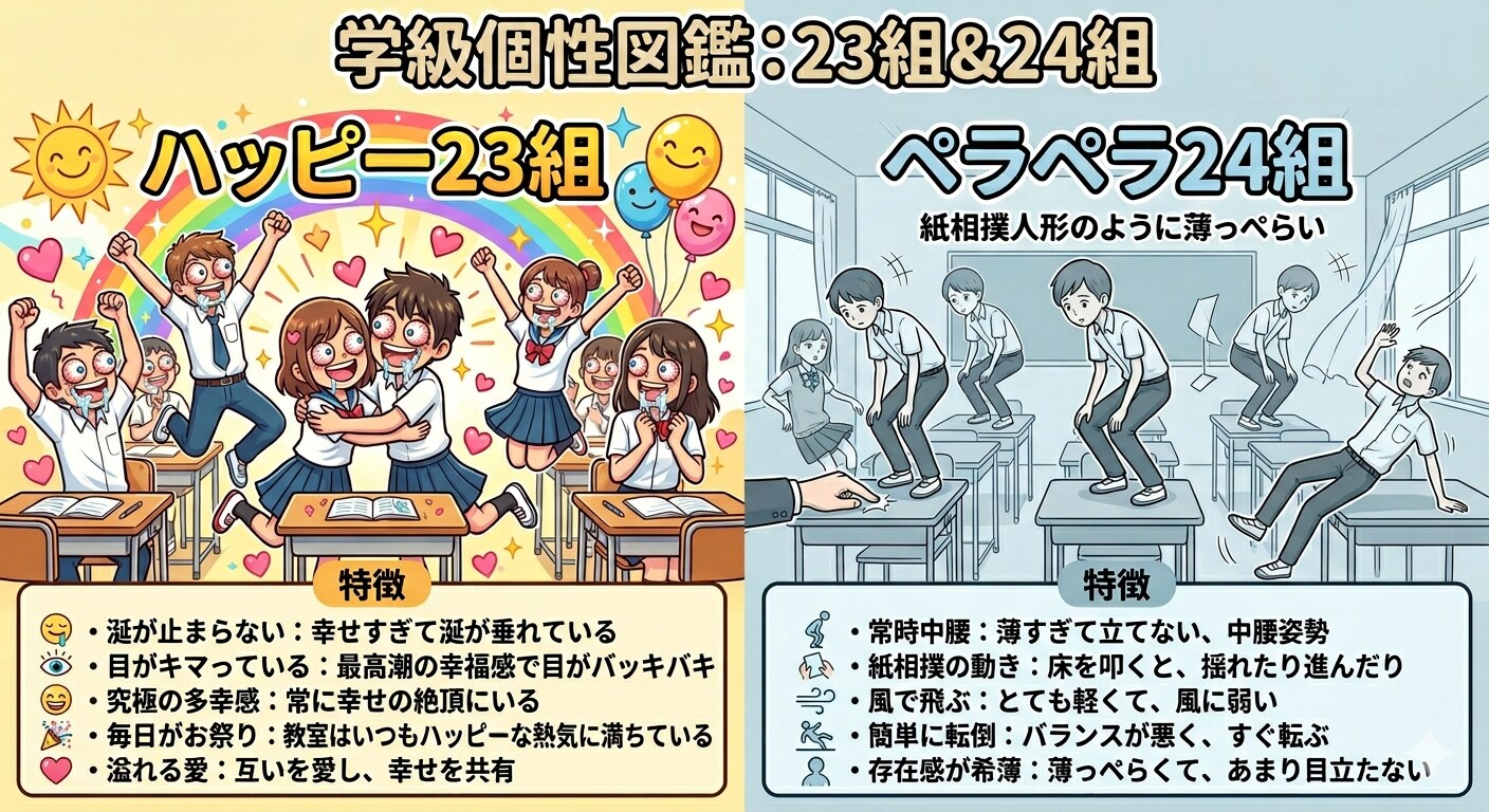 ハッピー23組 vs ペラペラ24組