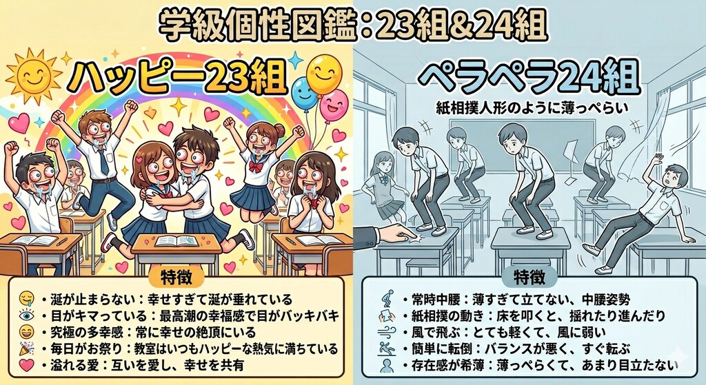 ハッピー23組 vs ペラペラ24組