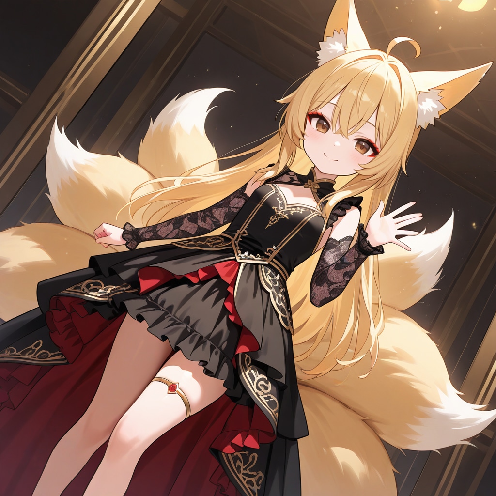 テールスカート狐っ娘