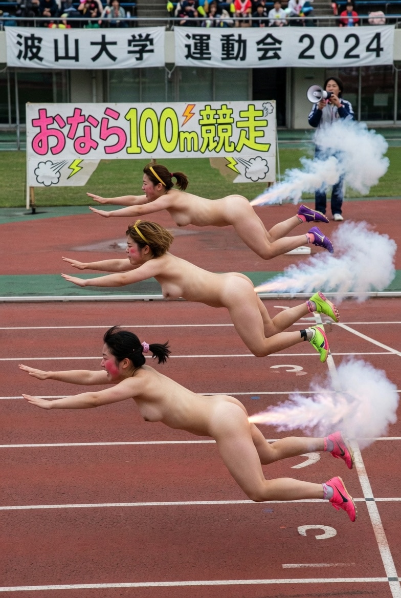 おなら100m競走