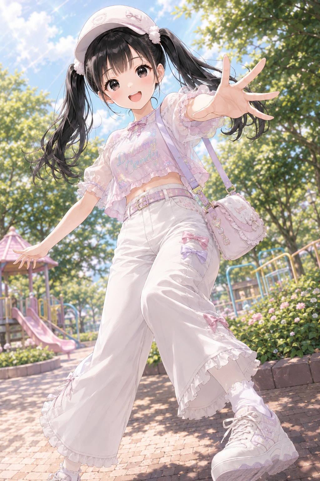 パンツスタイル３日目だよ〜♪今日も頑張ろ〜✨️