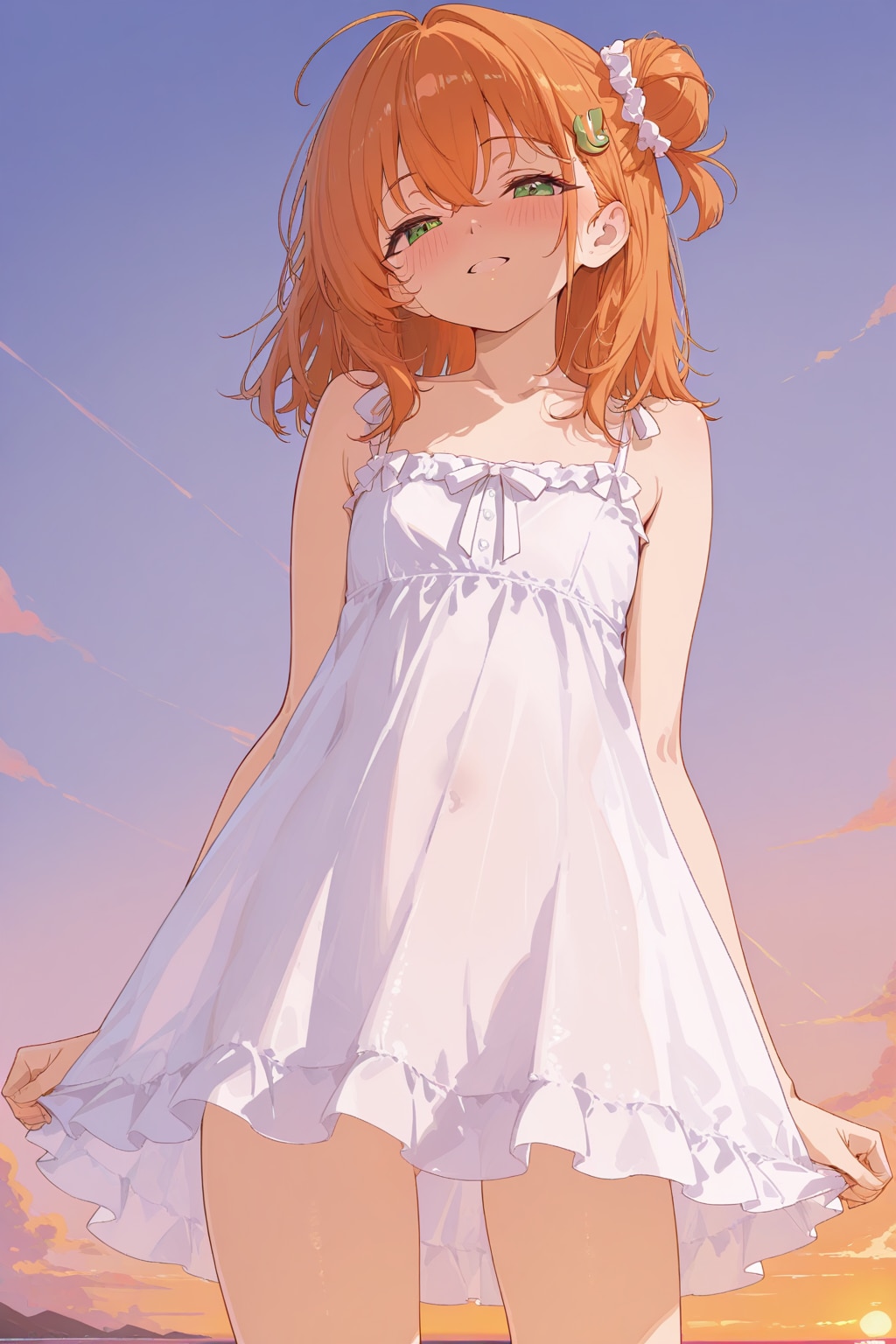夜が待ちきれない女の子