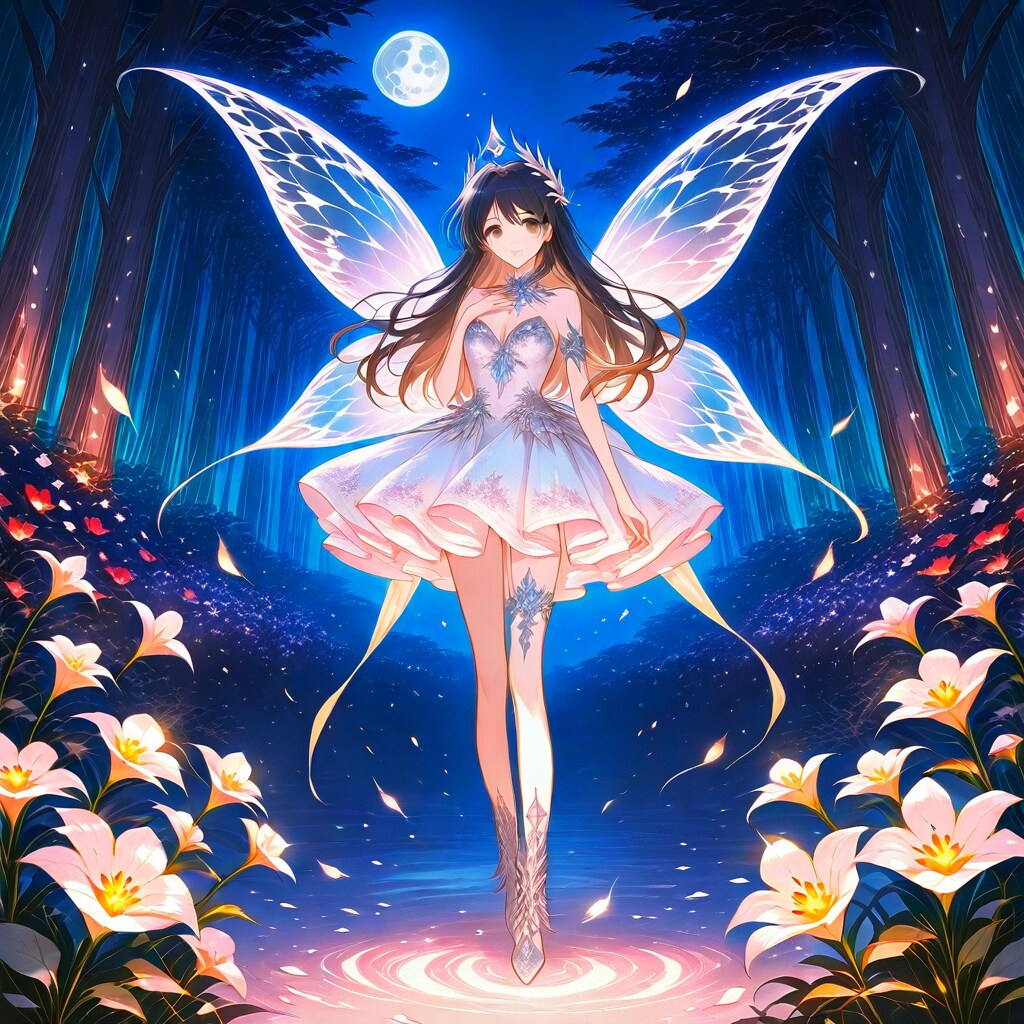 月下美人 | の人気AIイラスト・グラビア