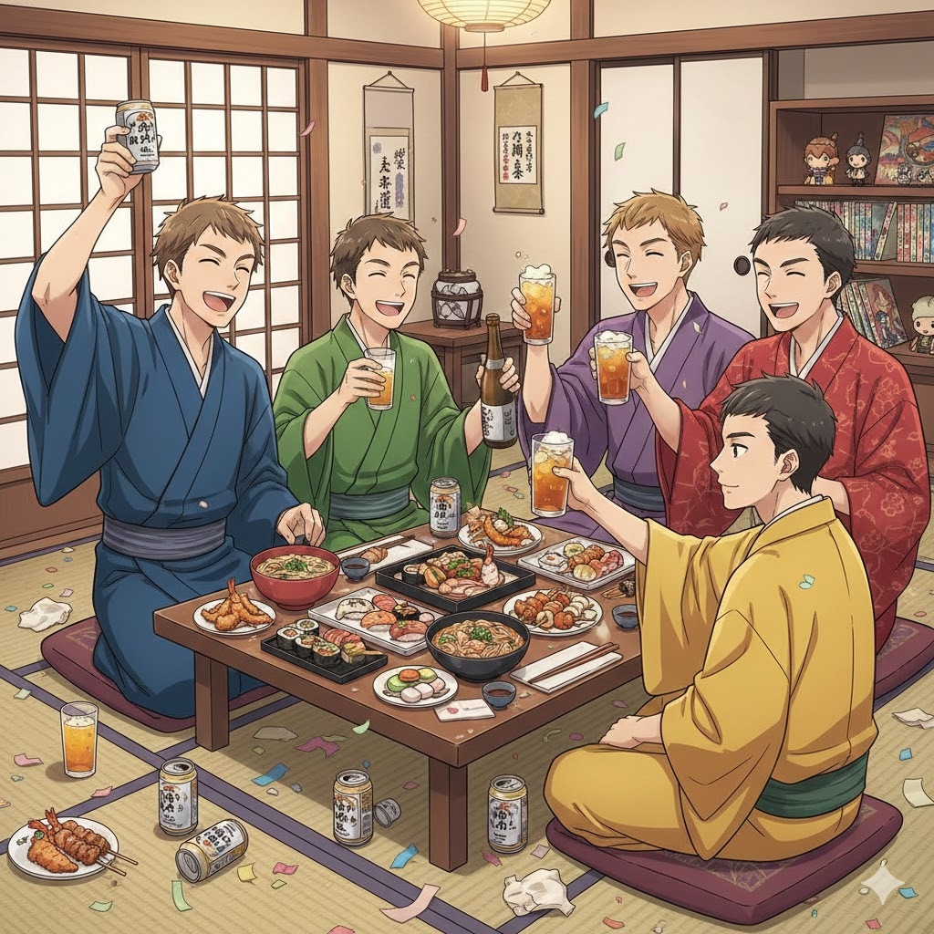 無礼講じゃ～！朝まで騒ぐぜ！ | の人気AIイラスト・グラビア