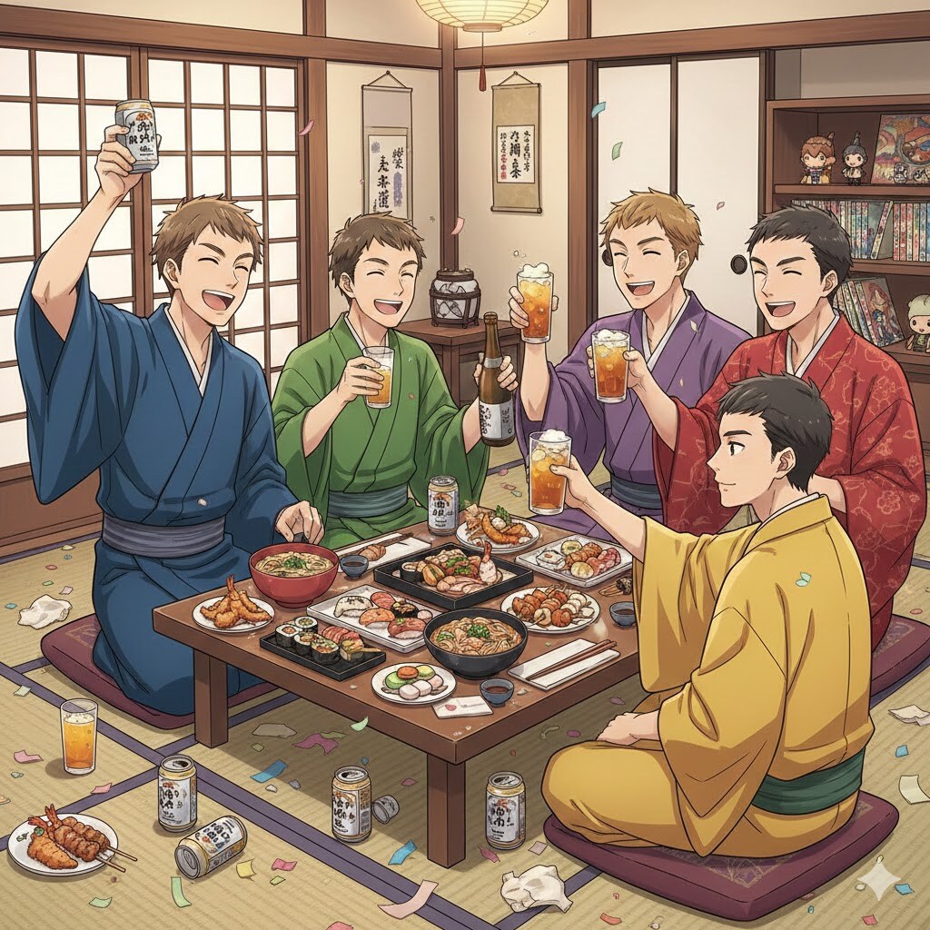 無礼講じゃ～！朝まで騒ぐぜ！