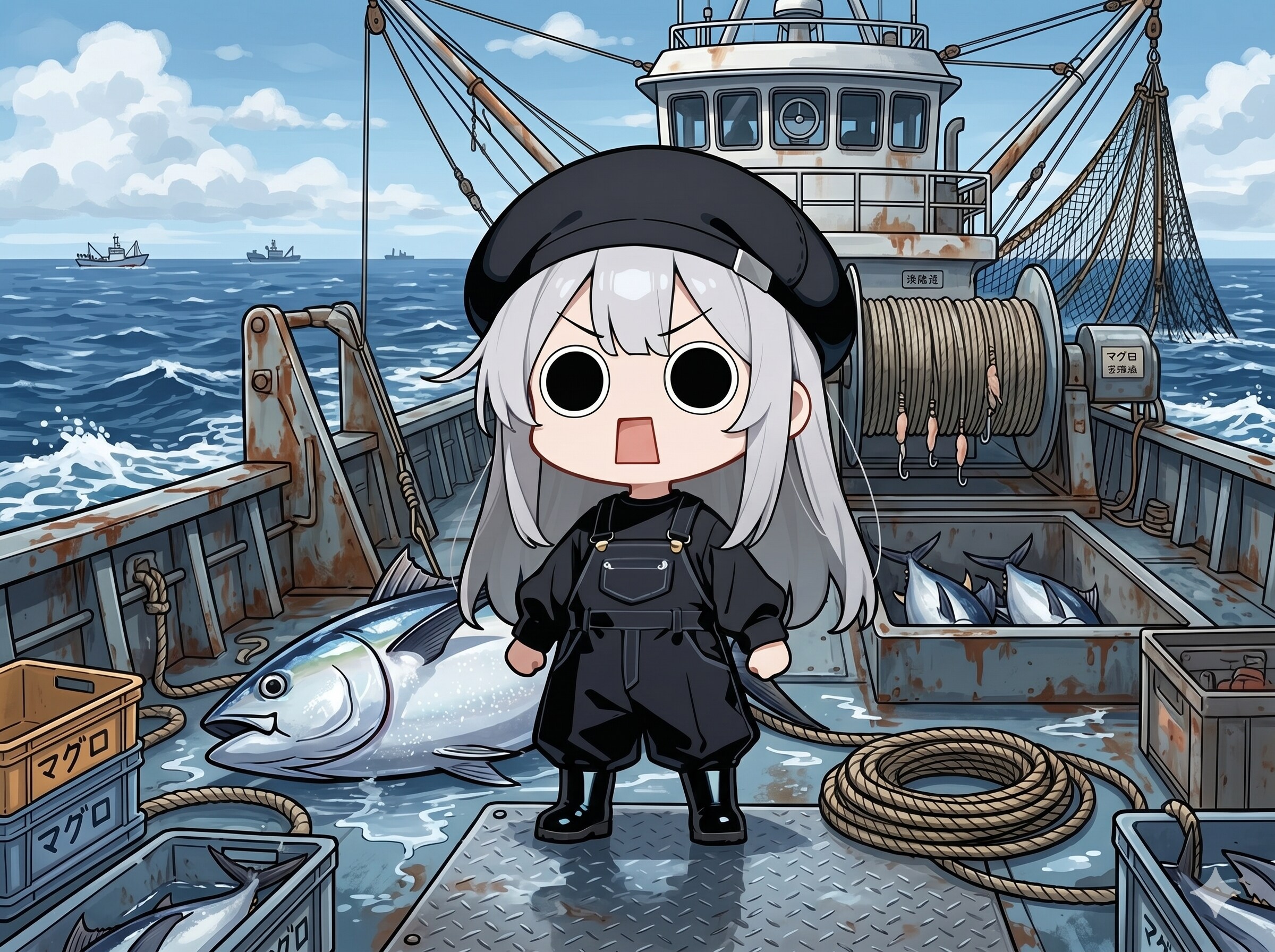 マグロ漁えらいこっちゃ嬢