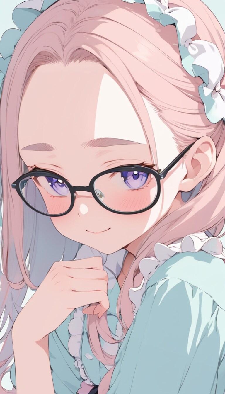 デコ眼鏡女子 | の人気AIイラスト・グラビア