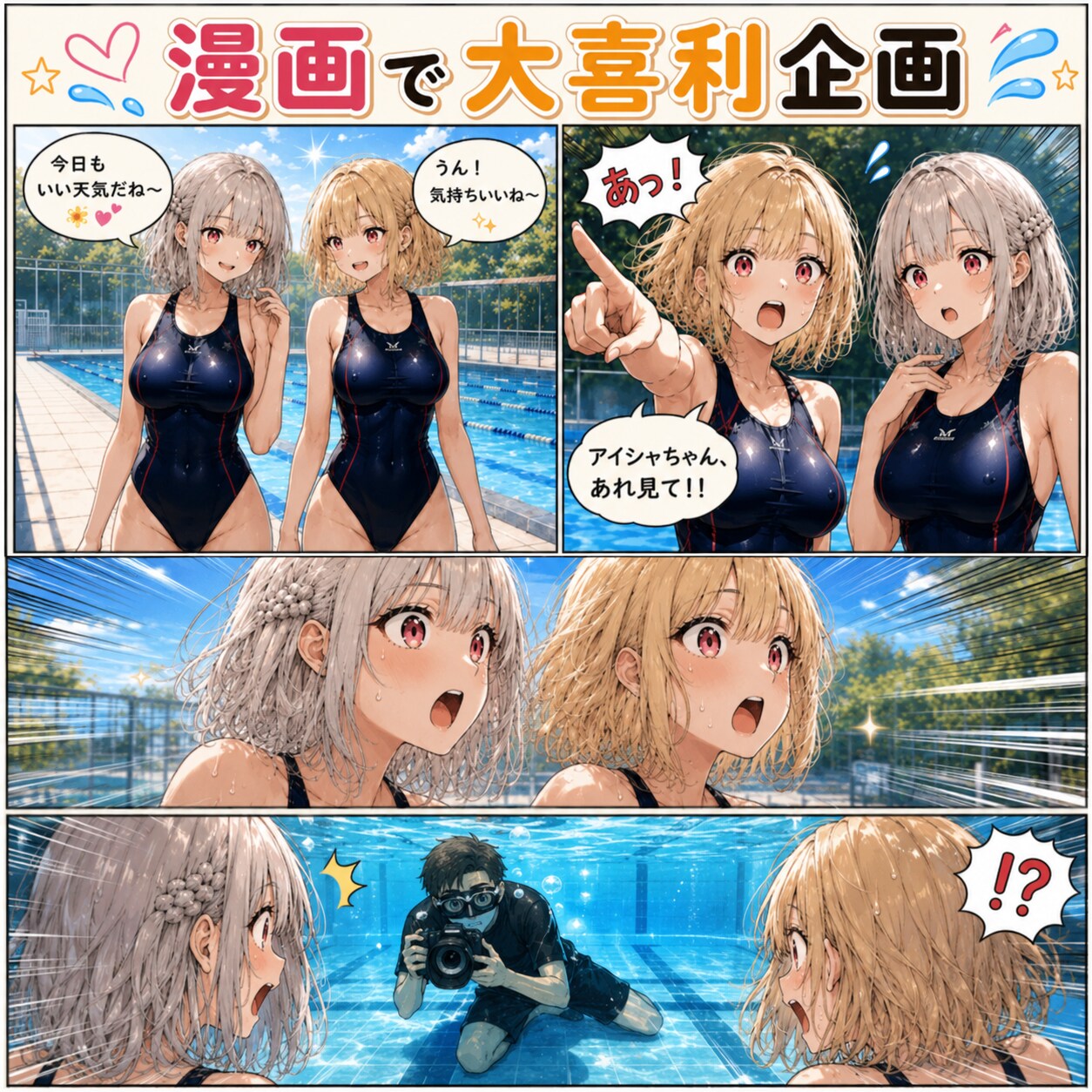 【お題に回答】驚く2人が見たものは…