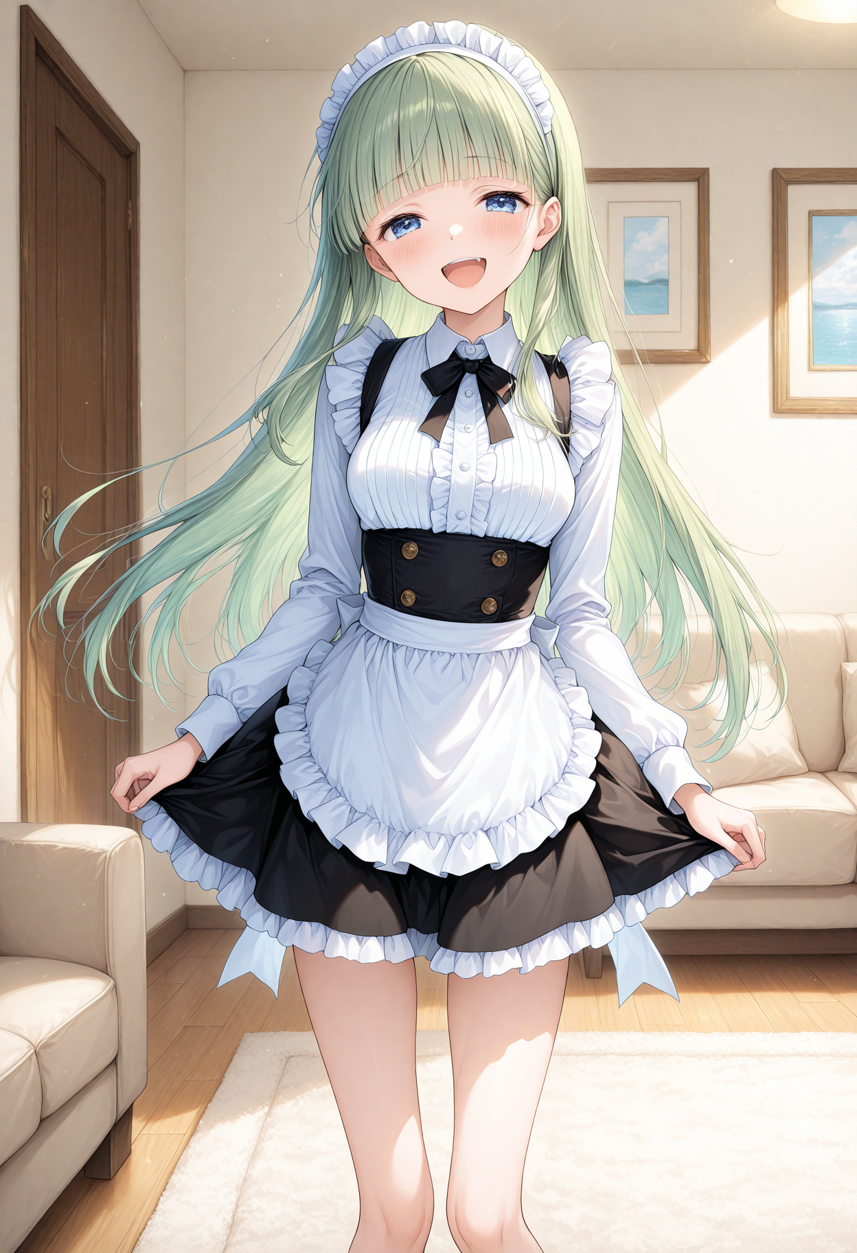 みどり メイド | の人気AIイラスト・グラビア