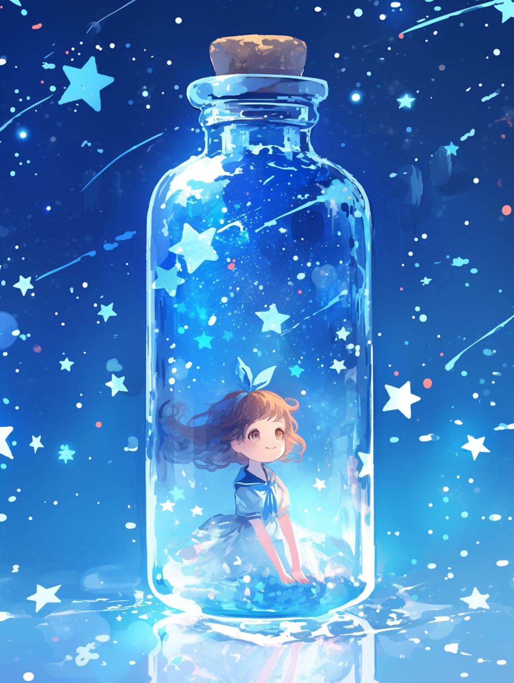 「瓶詰の少女」蒼111