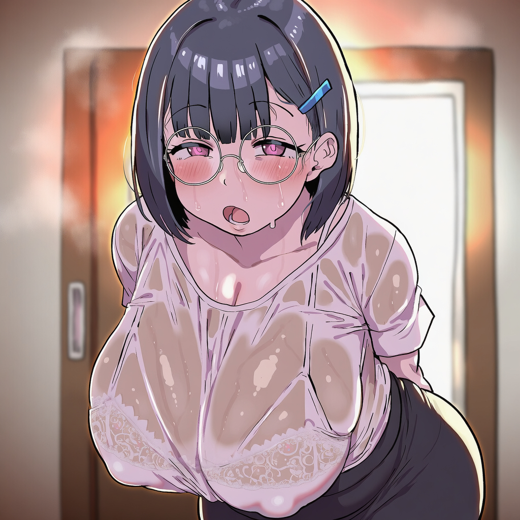 むちむちびしゃメガネ