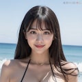 爆乳水着美女 3枚目
