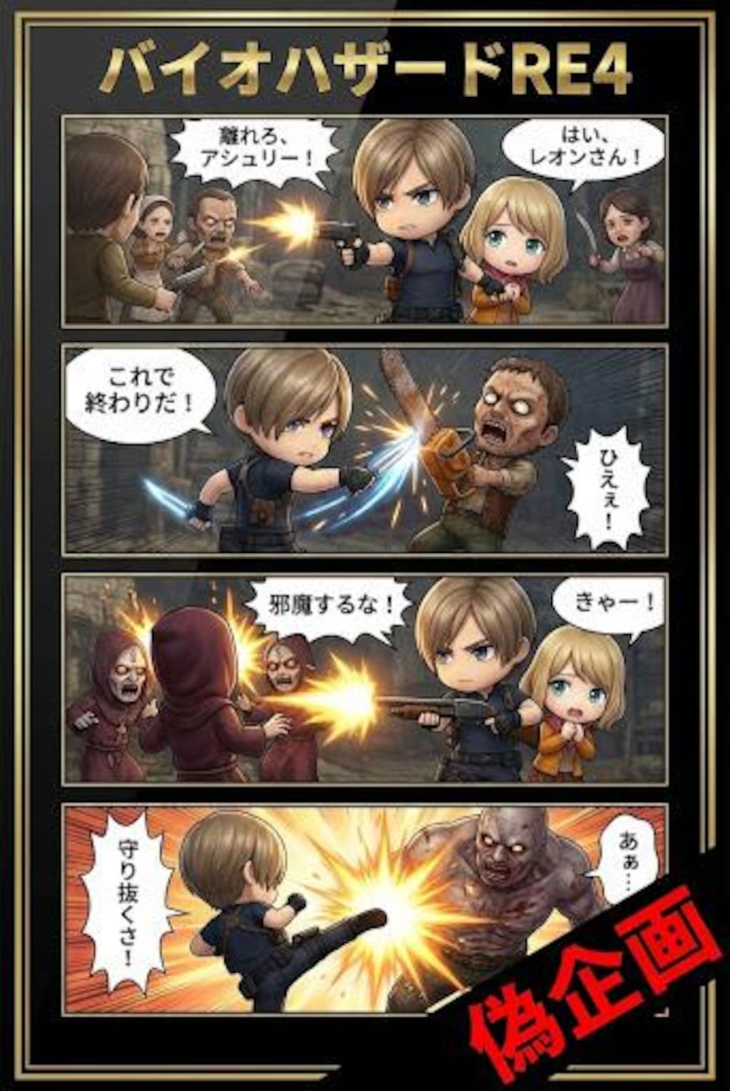 バイオハザードRE4　漫画