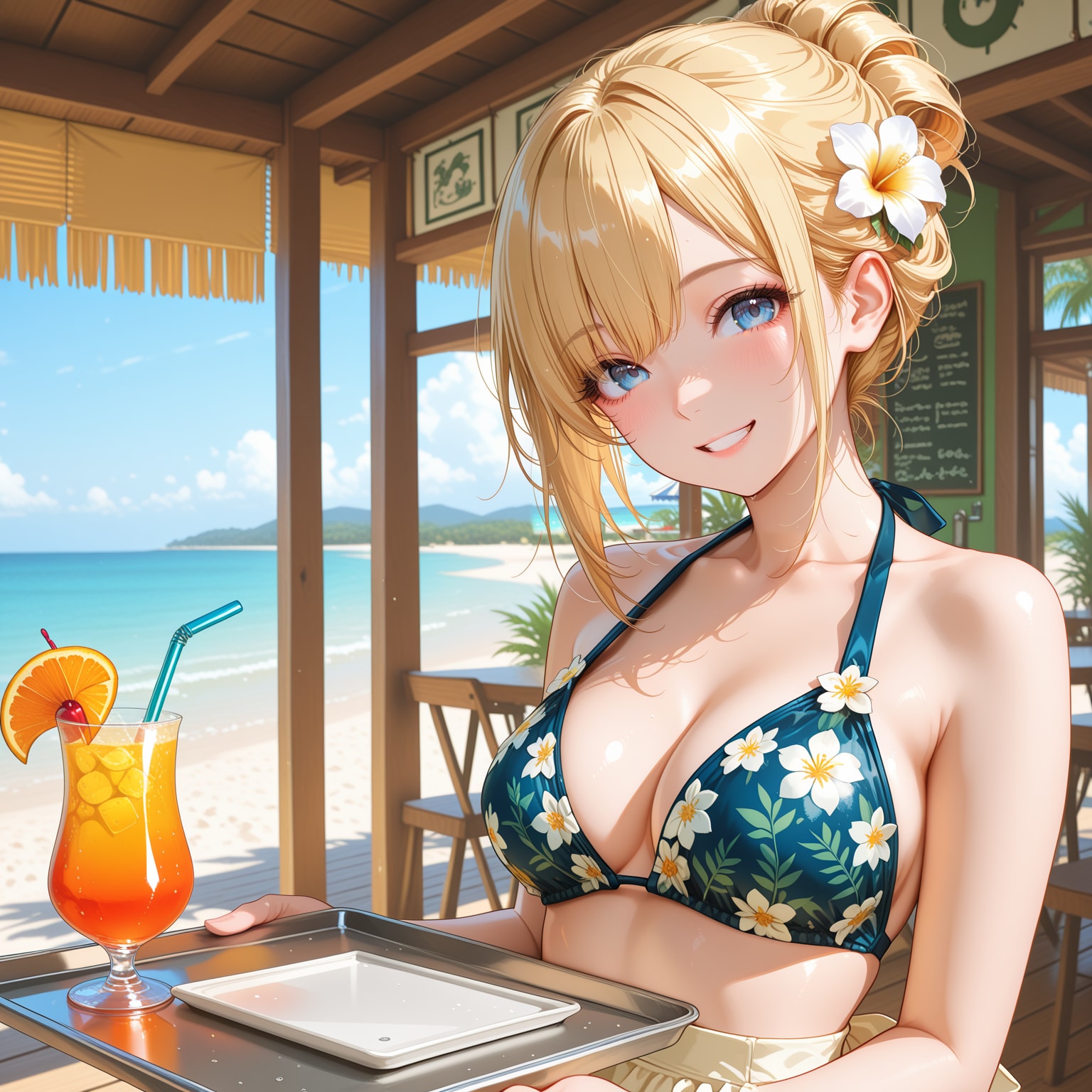 【#新体操部、夏合宿！】海の家でアルバイト