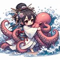 チビキャラ蛸と海女 5枚目