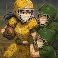 🏈泥まみれの女子アメフト 155 3枚目