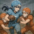 🏈泥まみれの女子アメフト 155 5枚目