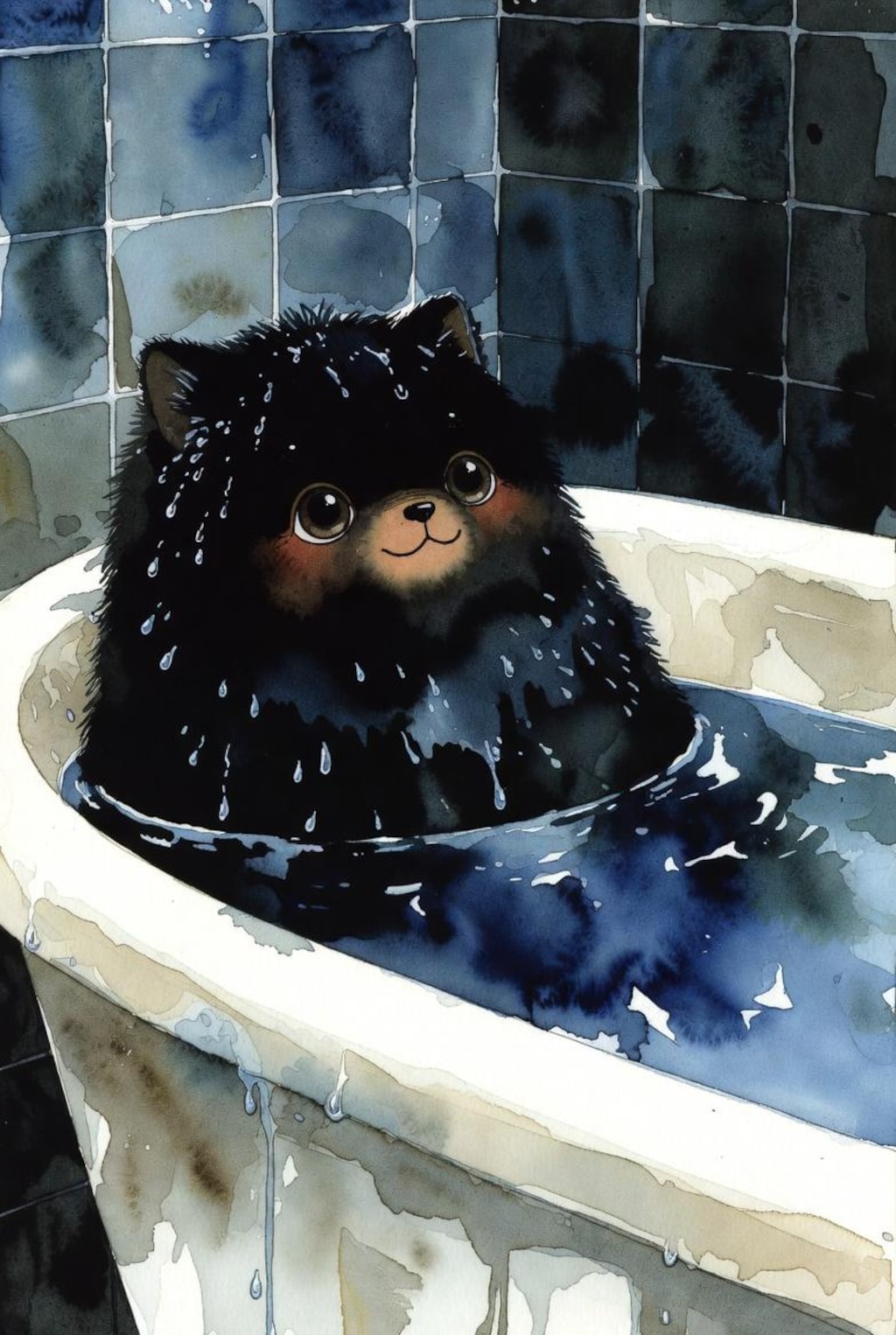 小説『bathroom with detective』【ニャンノ世界】