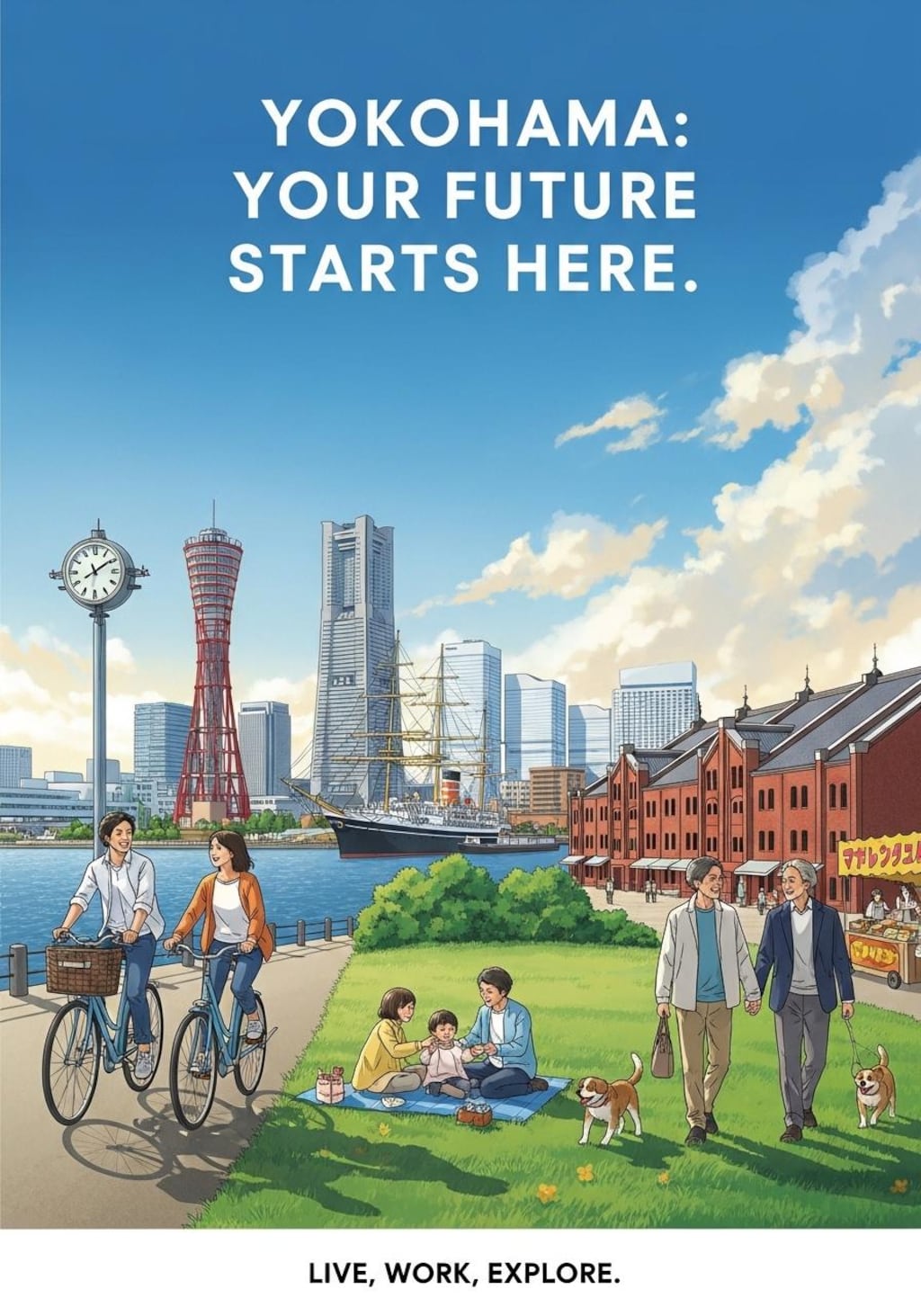 こんな街では…。