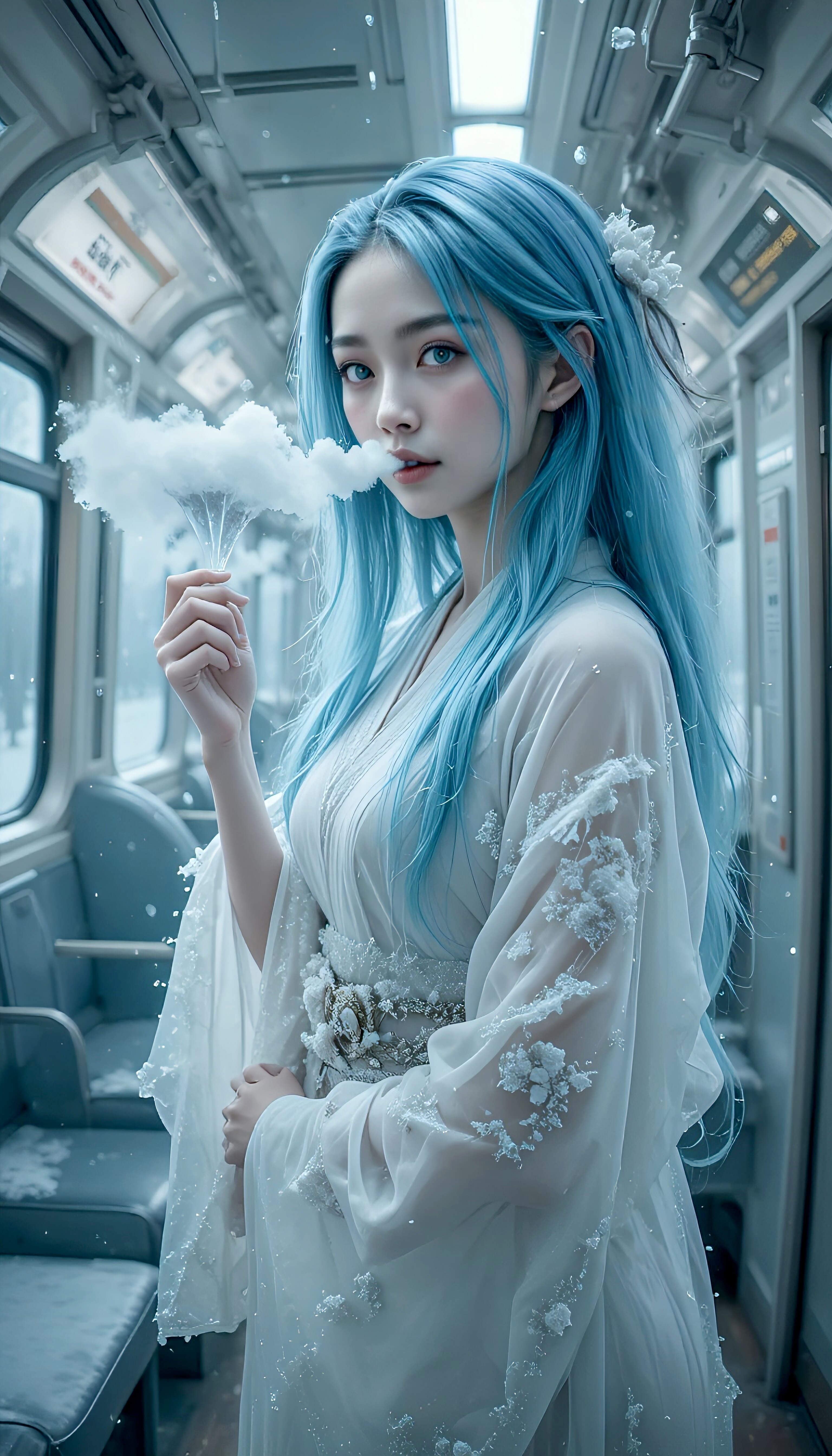 雪女 都会の孤独な冷気