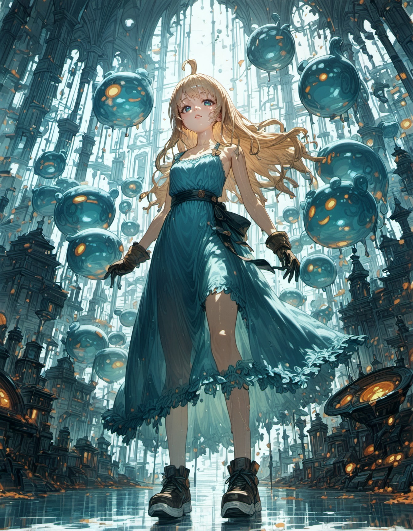 Floating | の人気AIイラスト・グラビア