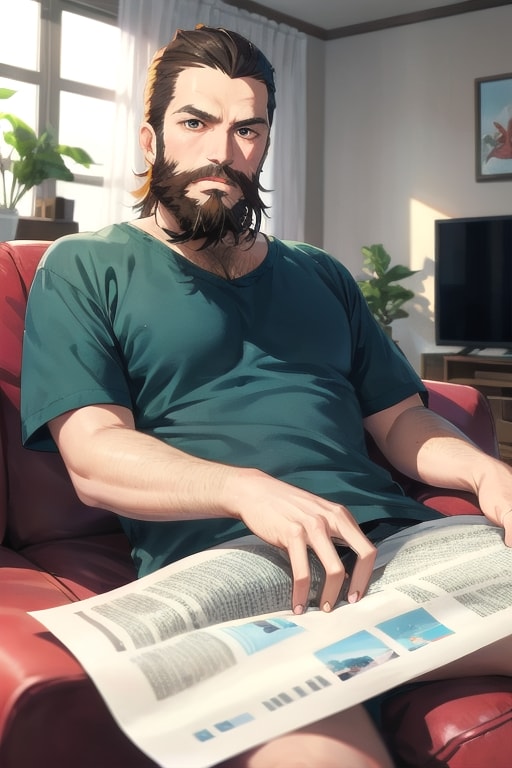 知らないおじさんがまだ見つめている… | の人気AIイラスト・グラビア