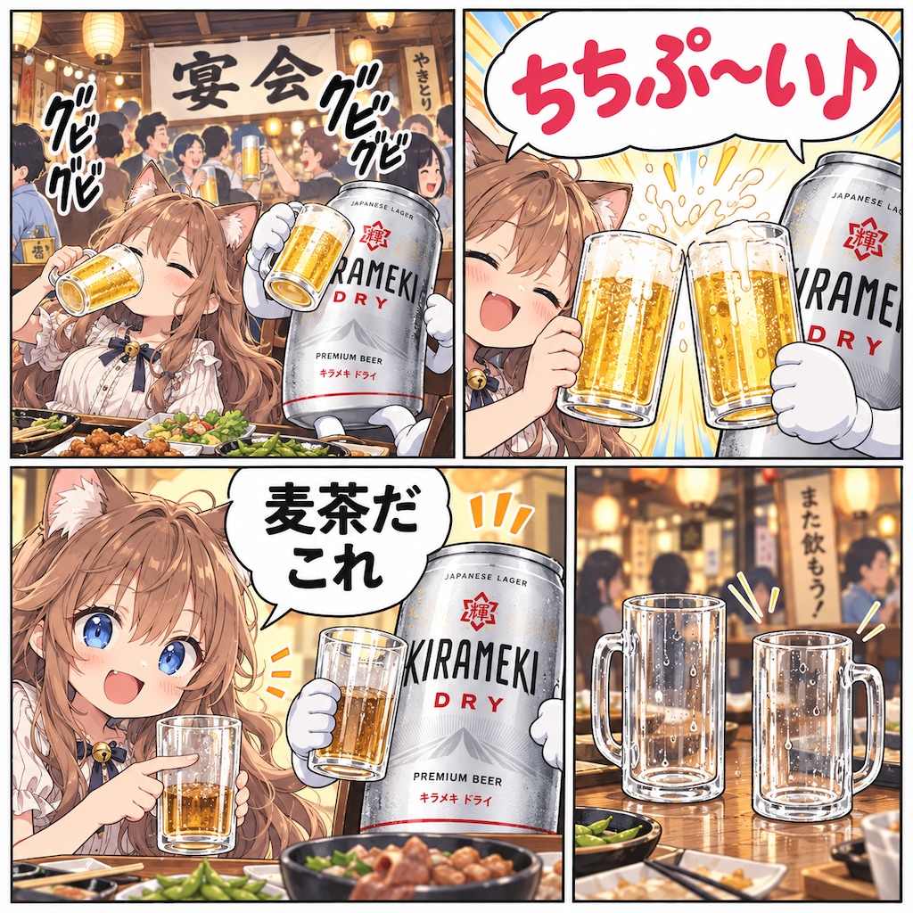 麦茶だ、これ