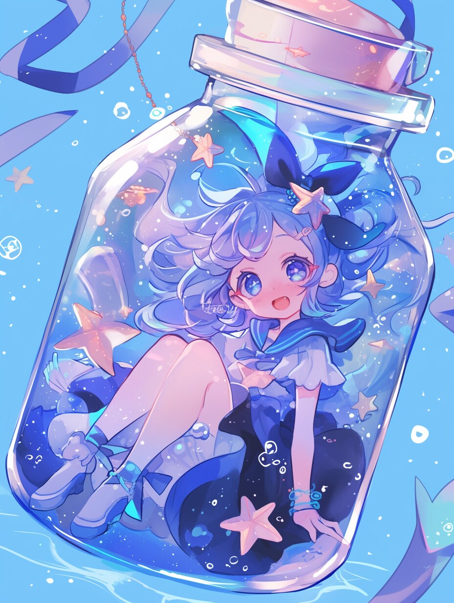 「瓶詰の少女」蒼89