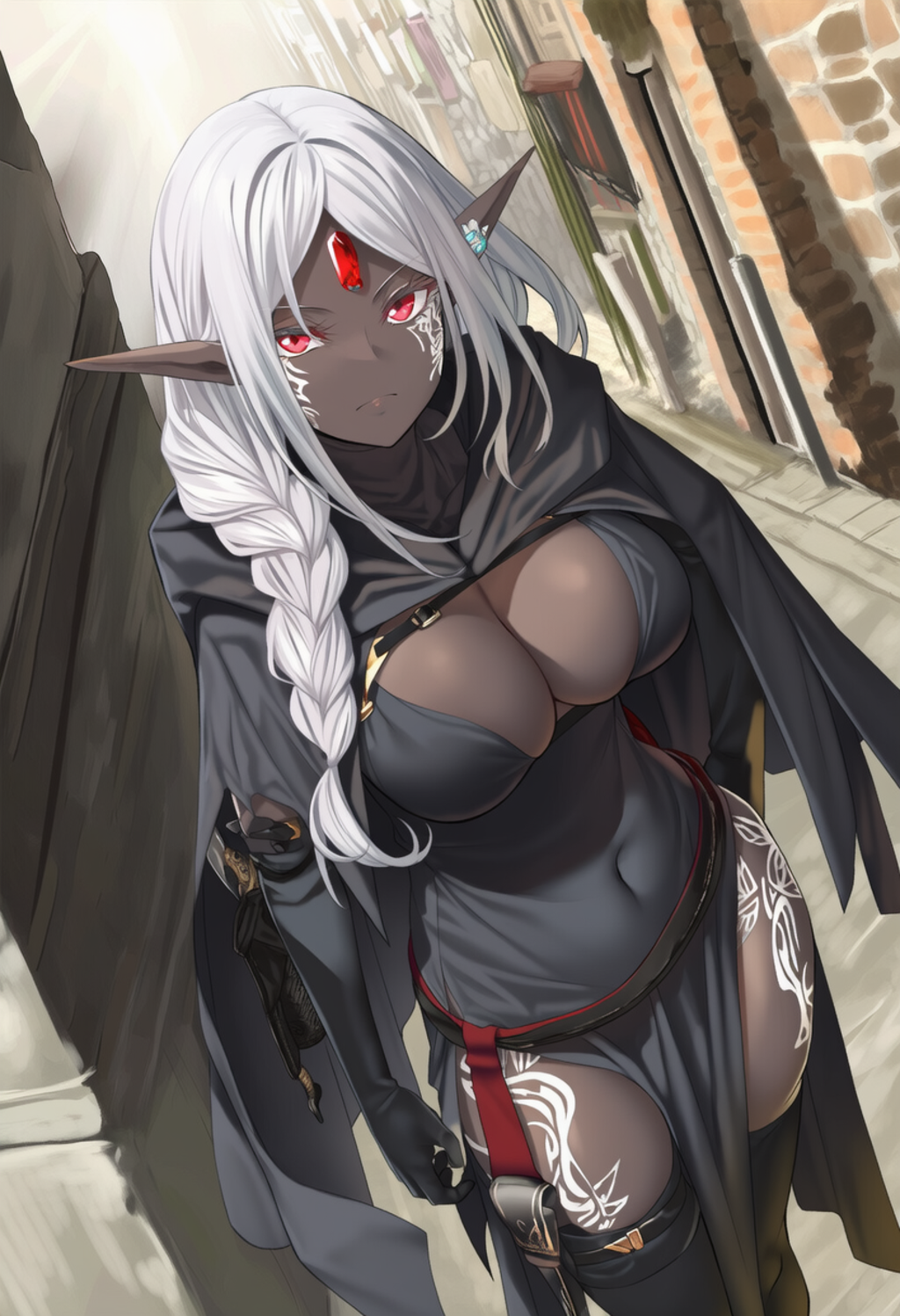 軍人ちゃんズ＆黒エルフちゃん