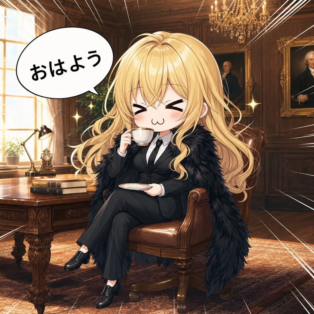 朝コーヒーとエリザベス | の人気AIイラスト・グラビア