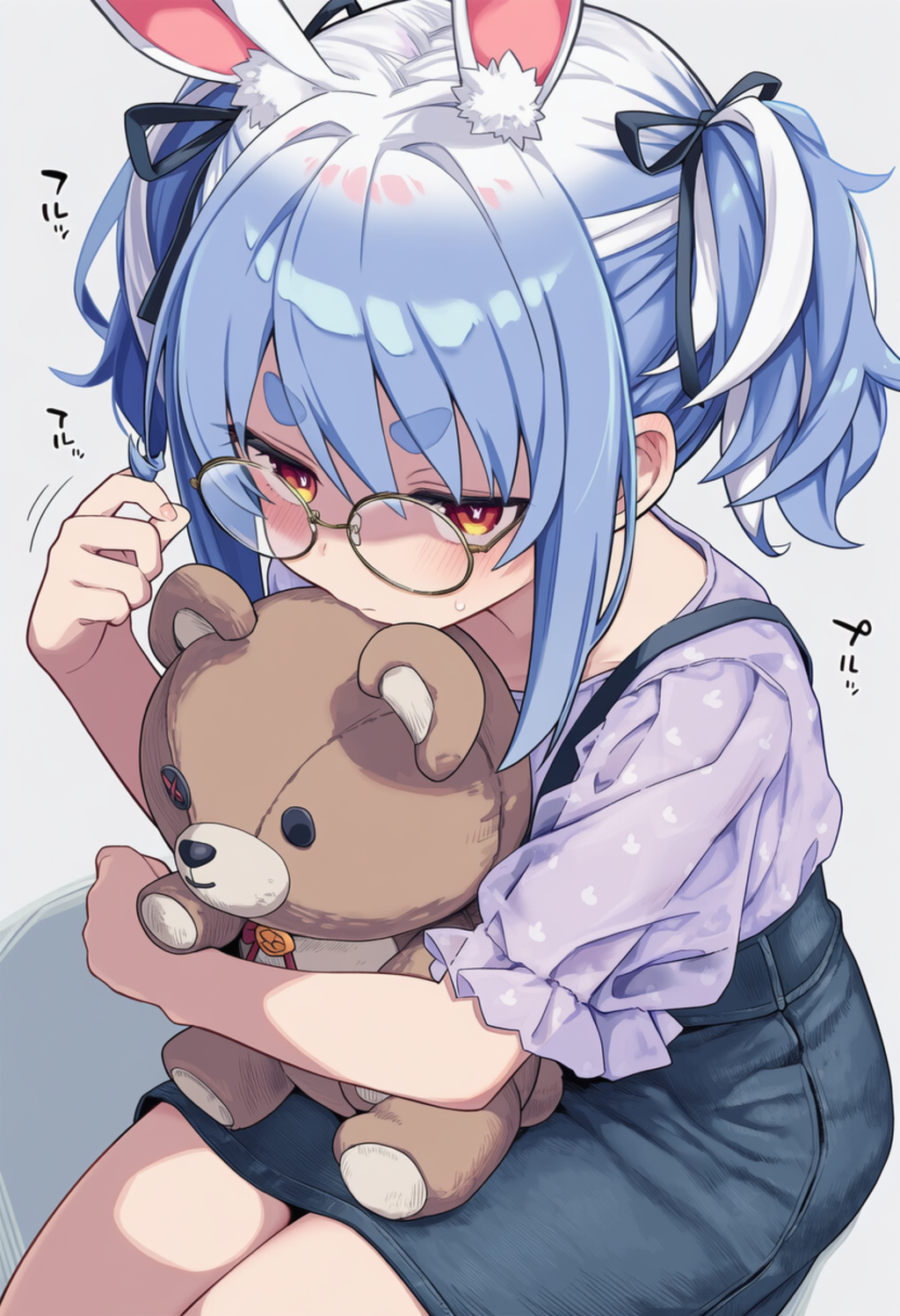 目を合わせてくれないぺこちゃん