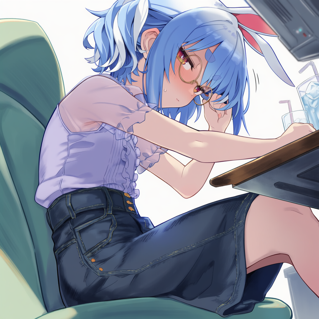 目を合わせてくれないぺこちゃん