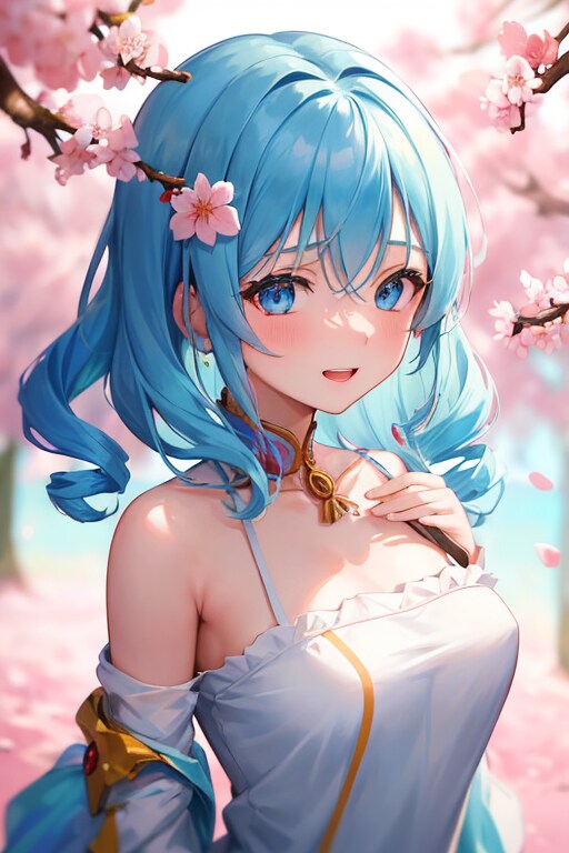 桜と伊庭楓　なぜか水着