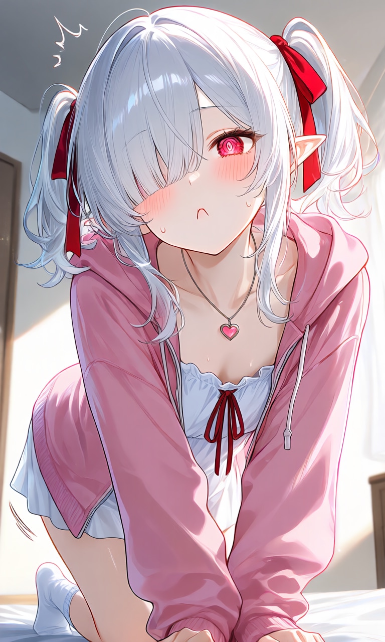 10、朝起こしに来たシロネさん