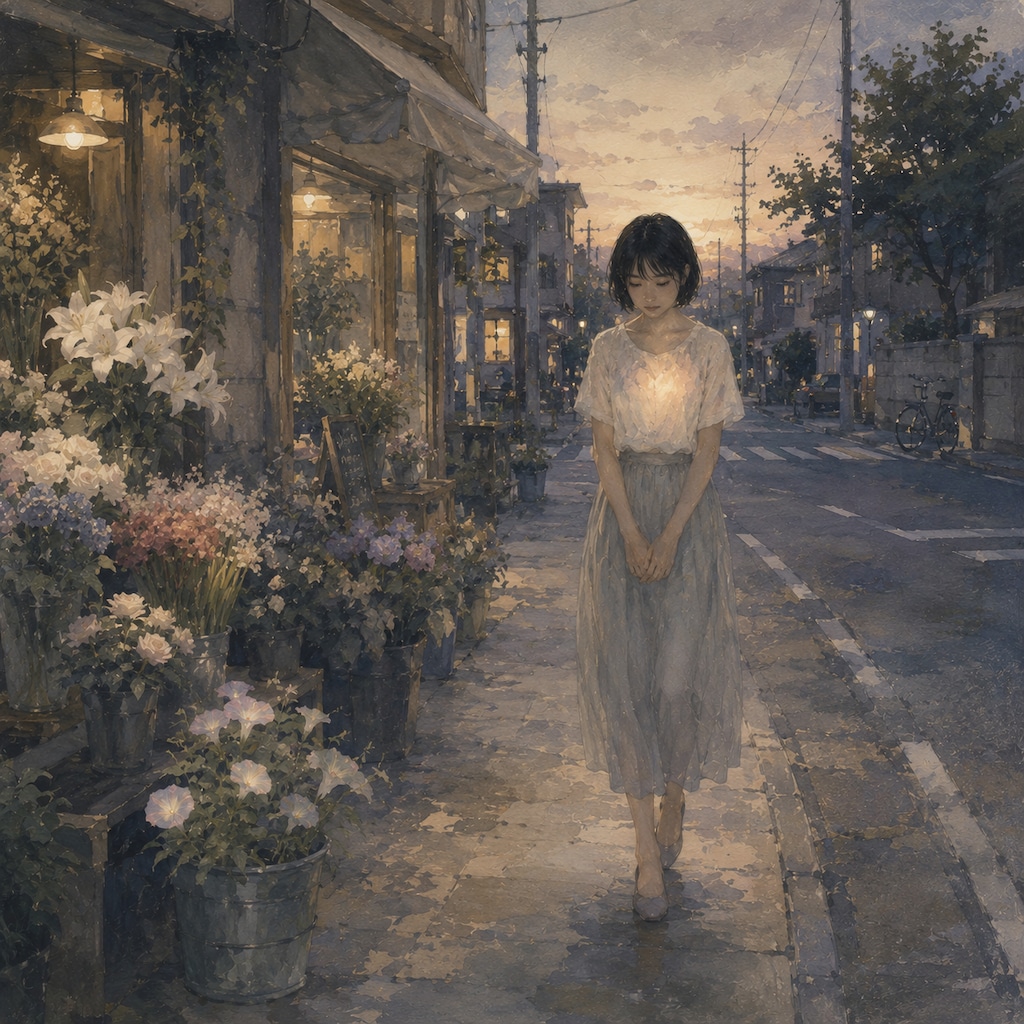 夕暮れ