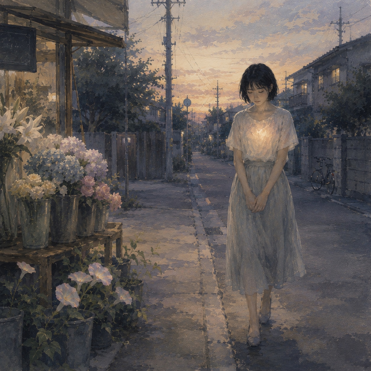 夕暮れ | の人気AIイラスト・グラビア