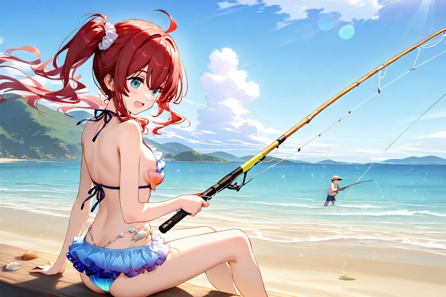 浜辺釣り