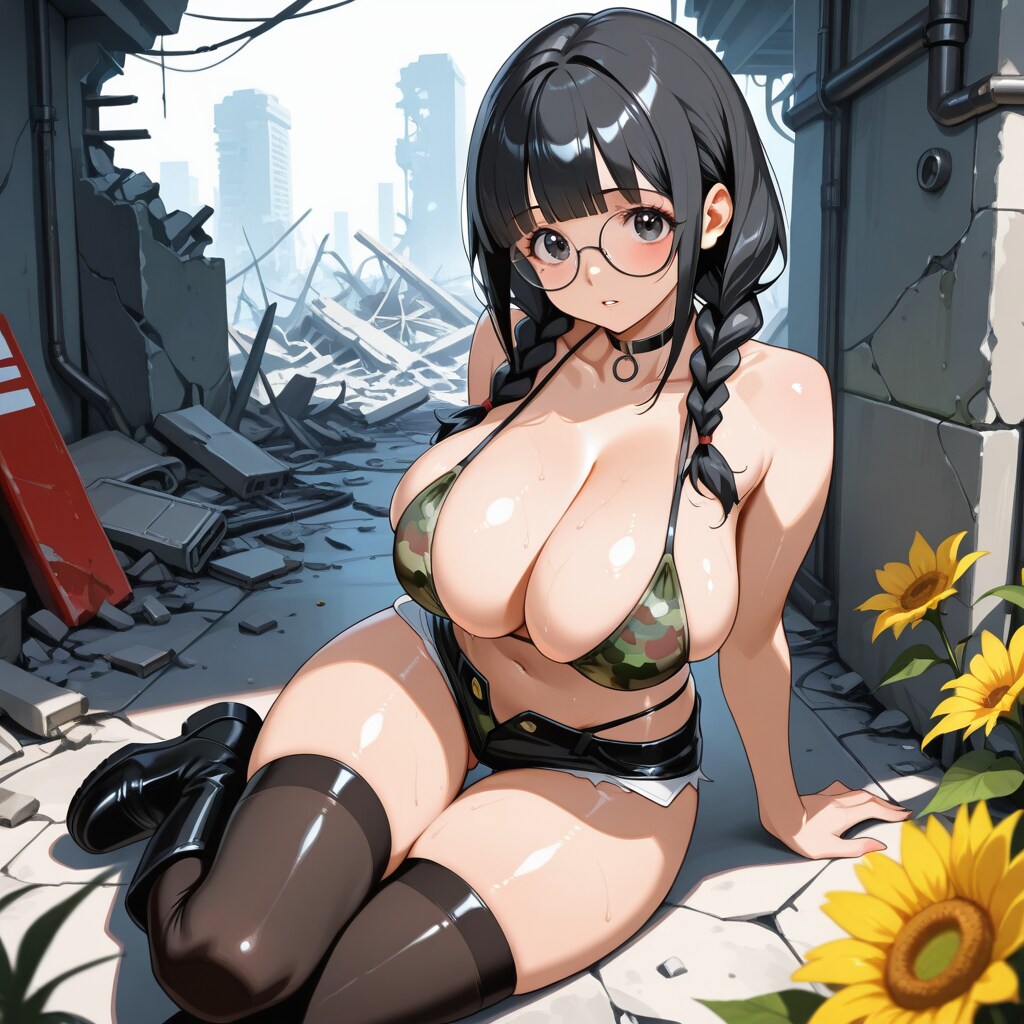 廃墟の八千草千代